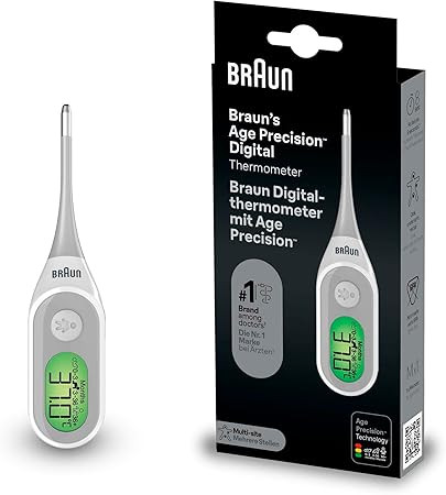 Braun Age Precision PRT2000 – digitális lázmérő (3 az 1-ben)
