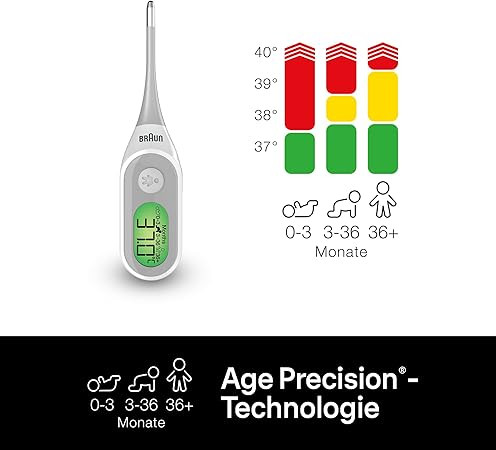 Braun Age Precision PRT2000 – digitális lázmérő (3 az 1-ben)