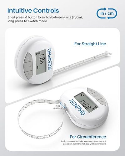 RENPHO okos mérőszalag Bluetooth kapcsolattal