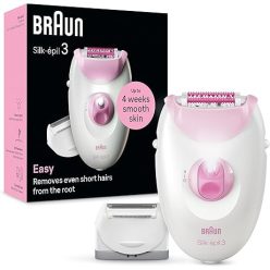 Braun Silk-épil 3 kábeles epilátor (rózsaszín)