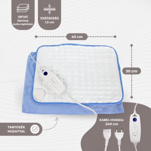Mobiclinic Elektromos Melegítő Párna –  40 × 30 cm