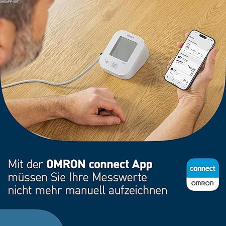 OMRON X2+ Connect felkaros vérnyomásmérő