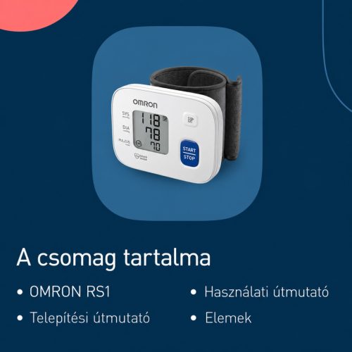 OMRON RS1 automata csuklós vérnyomásmérő