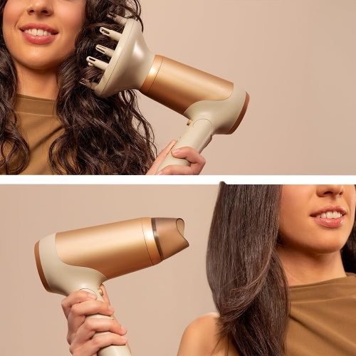 Cecotec IoniCare Power&Travel Champagne összecsukható hajszárító