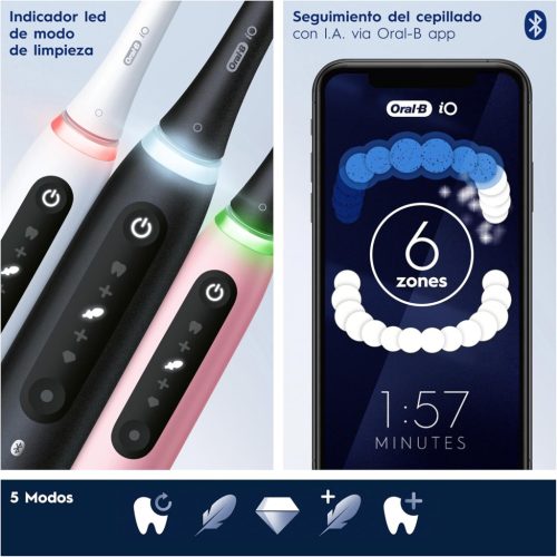 Oral-B iO 5 elektromos fogkefe fekete