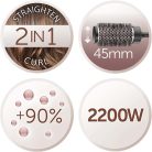 Remington D5707 Curl & Straight Confidence hajszárító – 2200 W