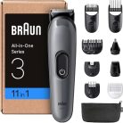 Braun Series 3 AIO3565 All-in-One 11-az-1-ben szakáll- és hajvágó készlet