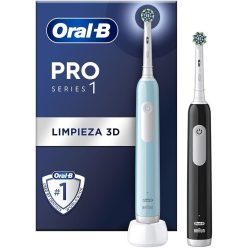   Oral-B Pro Series 1 Elektromos Fogkefe Szett – Újratölthető Markolattal és Töltőállomással, Kék–Fekete
