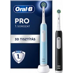   Oral-B Pro Series 1 Elektromos Fogkefe Szett – Kék–Fekete