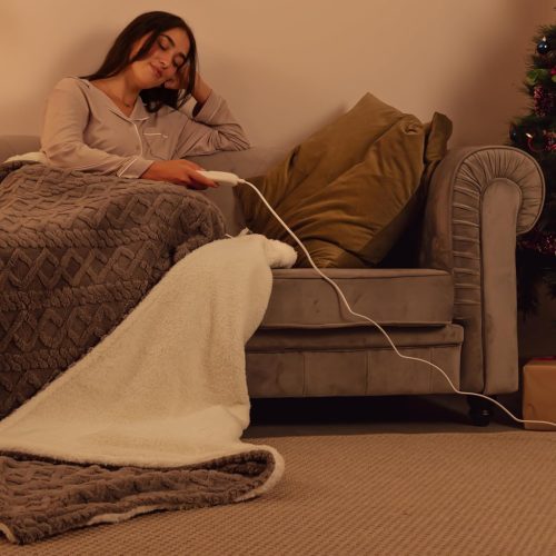 Cecotec HeatConfort ThermalBlanket Sherpa elektromos takaró – 160 × 130 cm