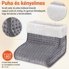 DEWEL elektromos lábmelegítő – állítható hőfokkal és időzítővel (90 W)