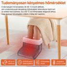 DEWEL elektromos lábmelegítő – állítható hőfokkal és időzítővel (90 W)