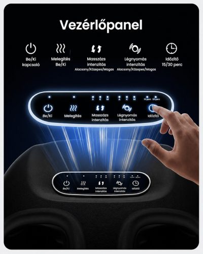 RENPHO Shiatsu Lábmasszírozó (hővel, kompresszióval, távirányítóval)