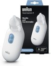 Braun Nasensauger 1 – Elektromos orrszívó, 2 szívóerő-fokozat, két méretű orrfej – baba, gyermek és újszülött számára,