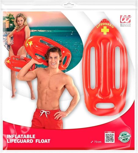 Felfújható mentőúszó – Widmann 04837 (73 cm, Lifeguard témájú jelmez kiegészítő)