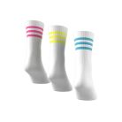 Adidas Performance uniszex hosszú sportzokni – 3 pár XXL (méret 49-51), rózsaszín, zöld, kék