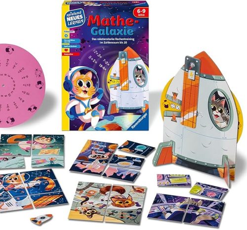 Ravensburger Mathe-Galaxie – oktató társasjáték gyerekeknek (német nyelvű) 