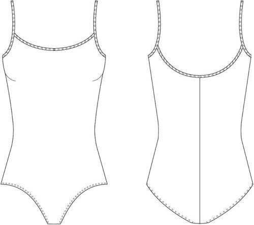 Bloch Nejor Microlux női trikó body (leotard) – L-es méret