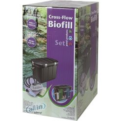   Velda Cross-Flow Biofill Set Gravitációs szűrőszett. 4500 lit/h szivattyú, 9w uvc, tömlő.