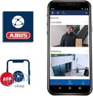 ABUS TVVR36421D Performance Line komplett készlet IP digitális 4 csatornás PoE videorögzítő kamera megfigyelő rendszer 2x mini dóm kamera 1 TB merevlemez